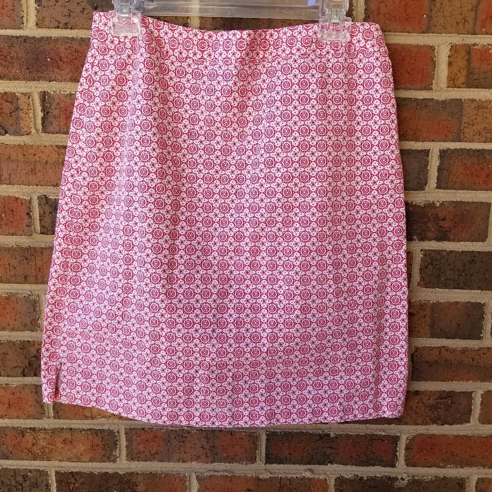 GAP Red & White Skirt size 8